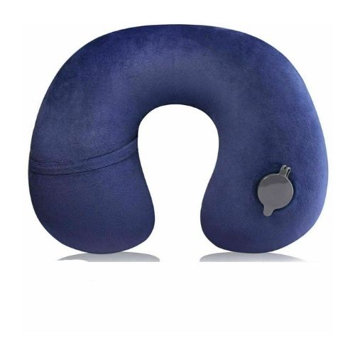 On Air Adjustable and Inflatable Neck Pillow, Airplane Pillow for Kids + Adults