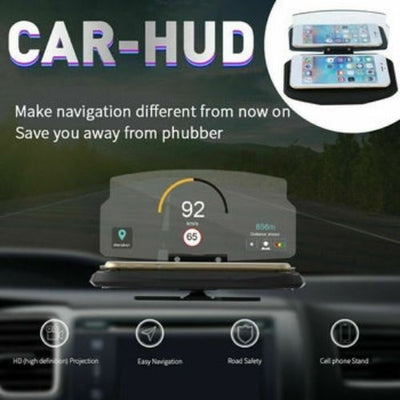 HUD Head Up Display GPS / Mobile Phone / Navigation Projector Bracket Holder CA