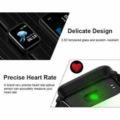 Smart GTR Watch 5.0 Bluetooth Fitness Tracker Heart Rate Fitness da fit app 1.5"