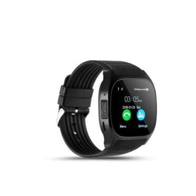 Android Bluetooth Smart Watch Unlocked Cell Phone Camera For Android Black