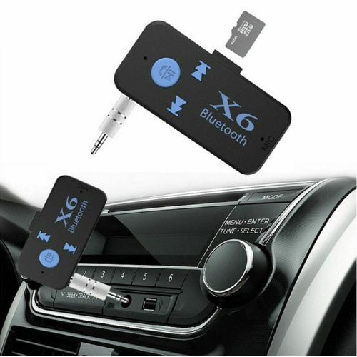 New Wireless Bluetooth Aux Adapter 3.5mm Audio Music Receiver Stereo Mic for Car