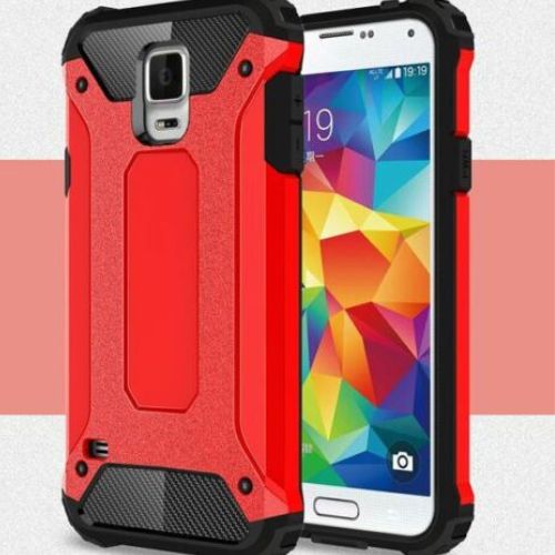 For Samsung Galaxy S5 / S6 Case - Dual Layer Hybrid Shockproof Armor Cover