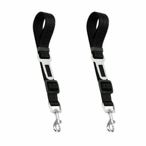 ADJUSTABLE CAR VEHICLE DOG SAFETY SEAT BELT HARNESS LEASHES SEATBELT PET