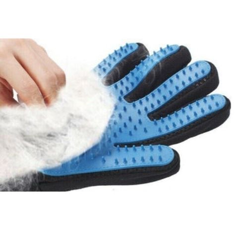 Pet Grooming Glove Brush Comb Dog Cat Horse Hair Dirt Removal Care Bath Massage