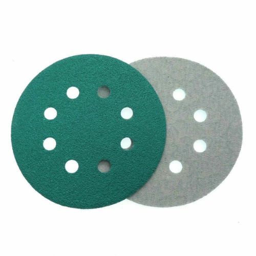 100pcs 5inch 8-Hole 125mm Sandpapers Flocking Film Sanding Discs Hook & Loop