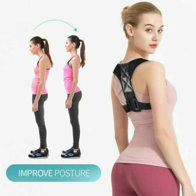 Posture Clavicle Support Corrector Back Straight Shoulders Brace Strap Correct C