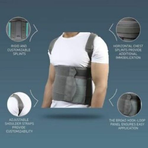 Back Shoulder Waist Posture Support Belt Along Lower Back Pain Relief Therapy