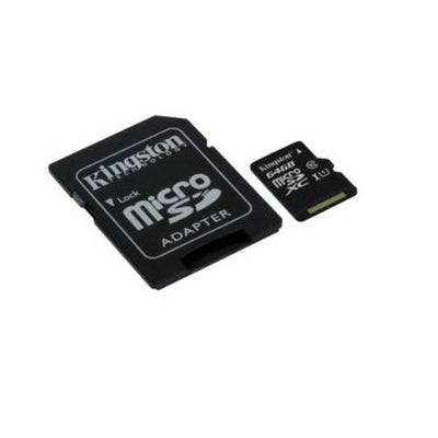 Kingston 64GB Micro SD Memory Card 64G SDHC Class 10 UHS-I TF w/ SD Adapter