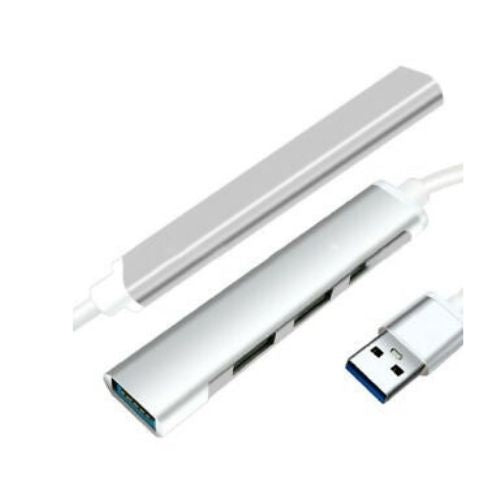 Super Speed Aluminium 4 Port USB 3.0 Hub Powered Hub Ultra Slim Adapter