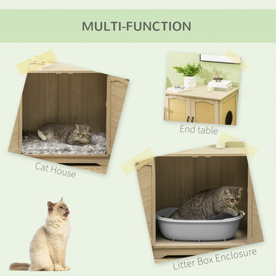 Kitty Bed with Plush Foam Cushion, Modern Cat Bedding House End Table Use