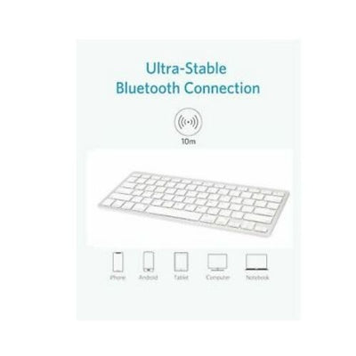 Slim Bluetooth Wireless Keyboard & 2.4GHZ Optical Mouse for Android Windows PC