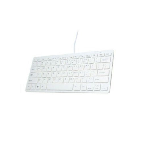 USB Mini Keyboard with Chocolate Buttons Stylish Portable Ultra Slim for Mac PC