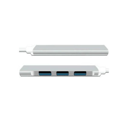 Super Speed Aluminium 4 Port USB 3.0 Hub Powered Hub Ultra Slim Adapter