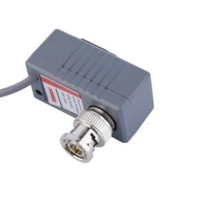 Cat5e To BNC Passive Video and Power Balun Transceiver for CCTV Camera