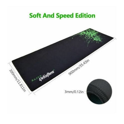 90x30cm Extra Large XL Anti-Slip Game Gaming Mouse Pad Mat For PC Laptop Desktop