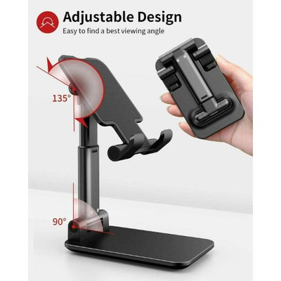 Adjustable & Foldable Mobile Cell Phone Stand for Table,Desktop,Home Cell Phone