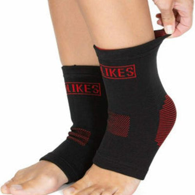 2X Sleeve Compression Safety Ankle Support Sport Foot Heel Socks Nursing Women