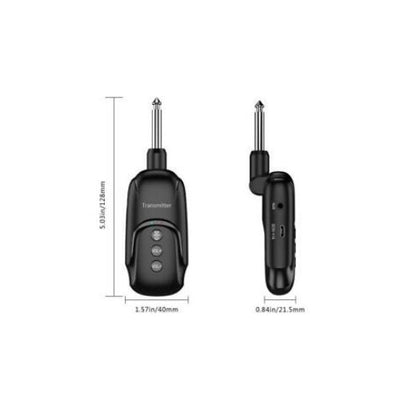 2.4G Guitar Wireless System Transmitter Receiver 2.4GHZ Rechargeable