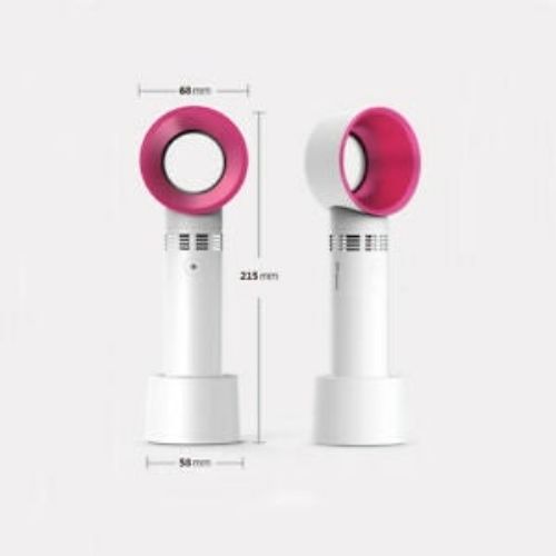 Handheld Bladeless Fan Portable USB Charging Mini Air Cooler Rechargable