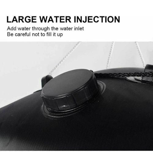 20L/40L Foldable Solar Energy Heated Water Bag Camp PVC Shower Outdoor Travel