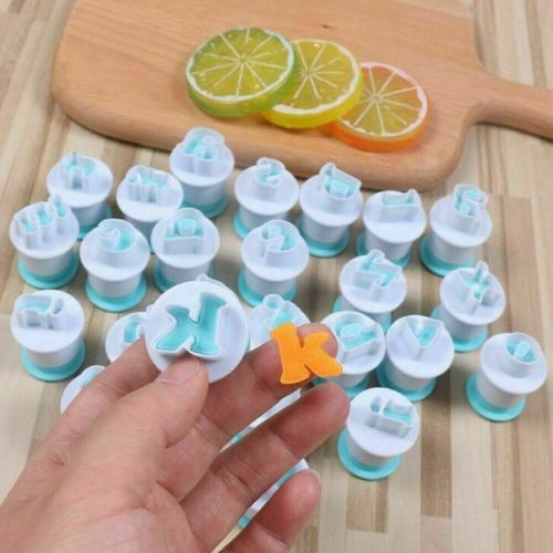 New Alphabet Number Letter Fondant Icing Cutter Mould Molds Cake Decorating Set