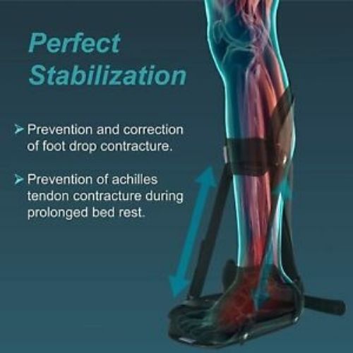 Night Splint Foot Support Heel Foot Protection, Light Weight Ankle Support Black