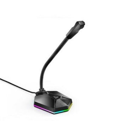 Gaming RGB Desktop USB Microphone Voice Recording Speech Recognition Streaming