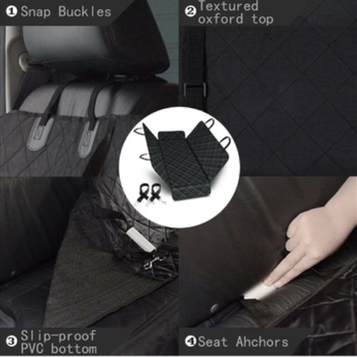 Premium Pet Back Car Seat Cover NonSlip Waterproof Pet Cat Hammock Protector Mat