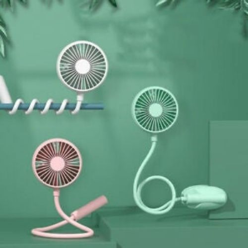 Electric Portable USB Foldable Fan Handheld 3 Speed Neck Fan