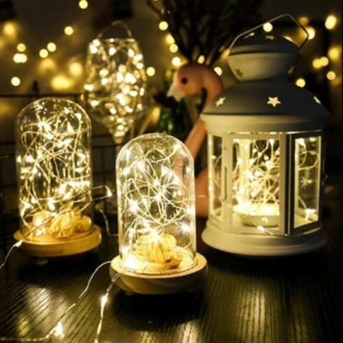 LED String Light Outdoor Warm White Lights Bedroom Fairy Garden Lighting Strip