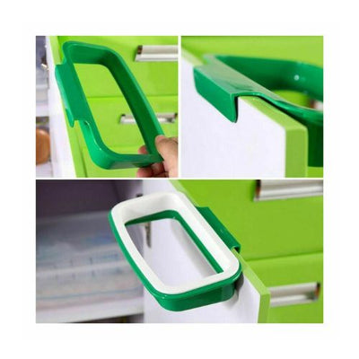 Cupboard Door Back Trash Rack Storage Garbage Bag Holder Hanging Kitchen Cabinet