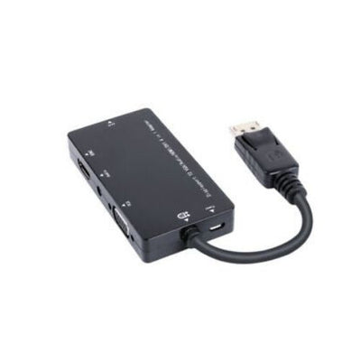 4 in 1 Display Port DP to VGA HDMI DVI Audio Adapter Cable Converter For PC