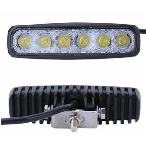 2X 36W Slim Led Light Bar Spot Flood Motorcycle ATV 4x4 WD Bumper Backup Pods