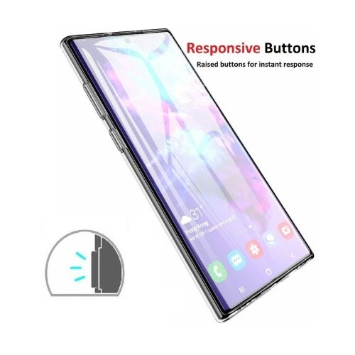 For Samsung Galaxy Note 10 / Plus Clear Case -Thin Soft TPU Silicone Back Cover