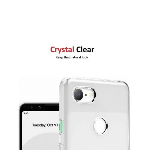 For Google Pixel 3 Case - Crystal Clear Thin Soft TPU Silicone Back Cover
