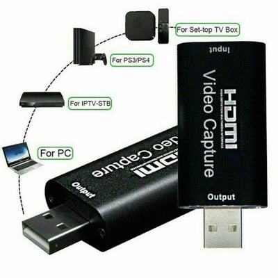 HDMI Video Capture Card USB 3.0 /1080p Recorder Phone Game Video Live Streaming