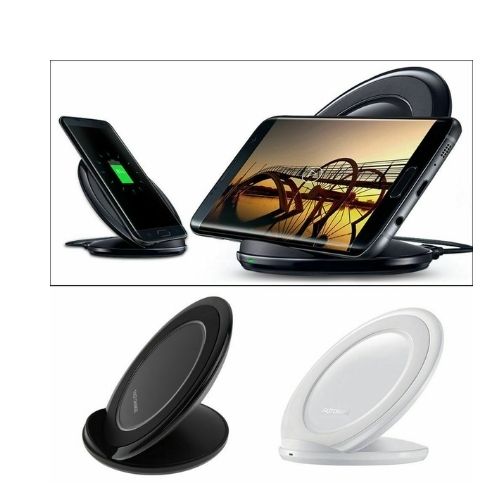 Wireless Fast Charging Pad Dock with Stand For Samsung S10 S9 S8 iPhone 11 XR 12