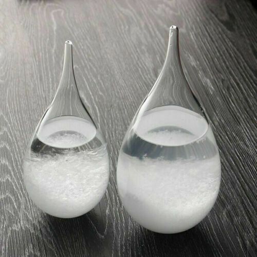 Storm Glass Weather Forecaster Station Crystal Glass Bottle Predict Gift Decor