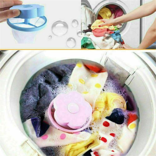 Washing Machine Filter Bag Floating Lint Hair Catcher Mesh Pouch Laundry Tool