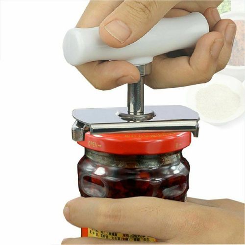 Can Opener Adjustable Jar Lid Bottle Remover Stainless Steel Twist Off Grip Tool