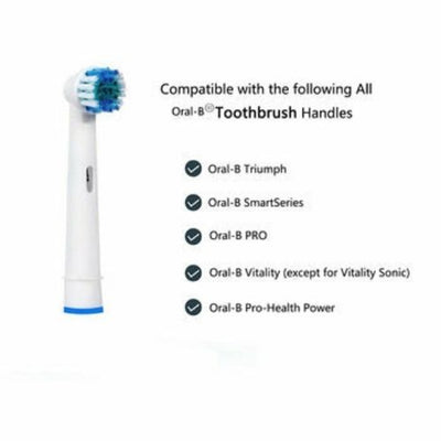 Electric Toothbrush Heads Compatible Oral B Replacement Brush x8 Precision Clean