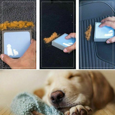 Pet Hair Cleaner Brush Dog Cat Hair Remover Cleaning Tool for Carpets Car Seats