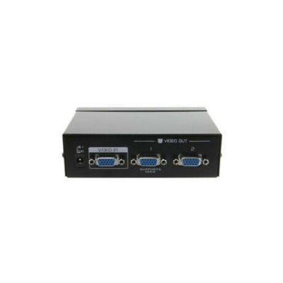 High Resolution 1 PC to 2 Port VGA SVGA LCD CRT Video Monitor Splitter Black Box