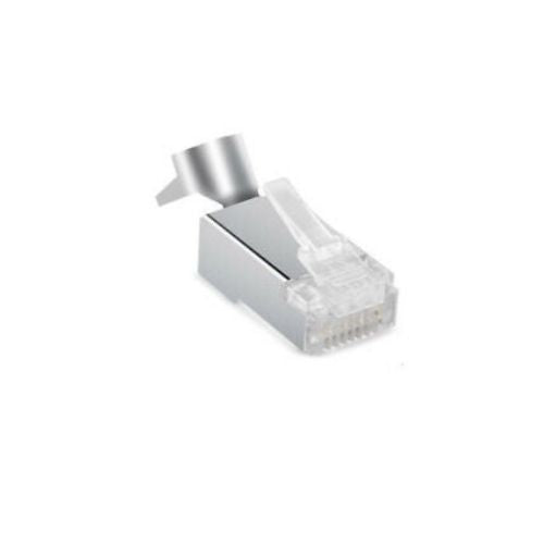 CAT7 Crystal Head Dovetail Clip Plug RJ45 Connector Network Cable Adapter