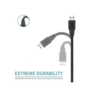 USB to USB Extension Cable 3.0 Male to Male Data Transfer Charger Extender Cord