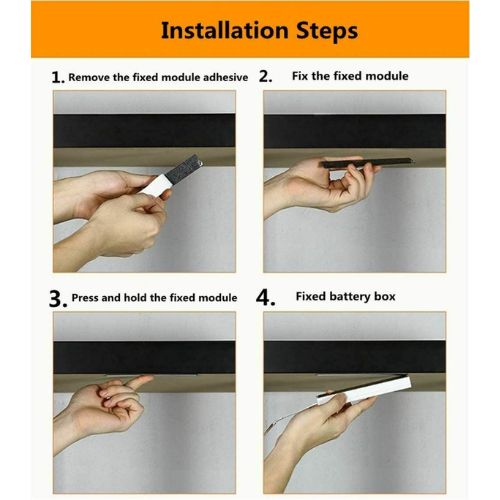 LED Motion Sensor Strip Closet Light USB Rechargeable Dual Mode For decoration