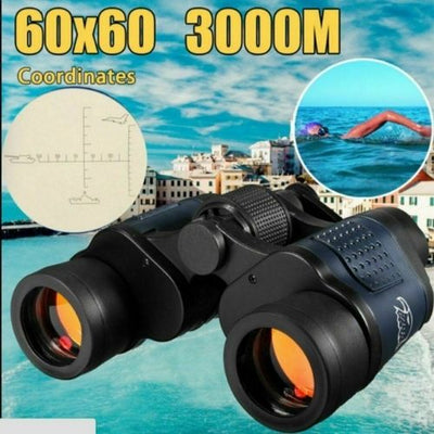 Day Night HD Hunting Binoculars 60x60 3000M Waterproof Telescope Coordinates CA