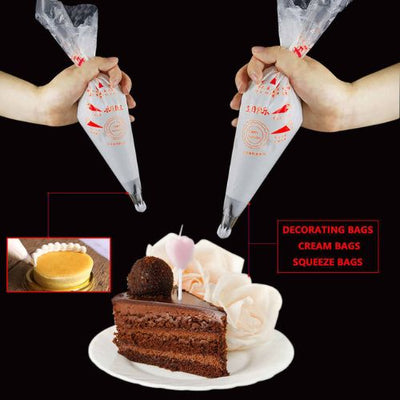 Piping Pastry Bags Cake Cream Decorating Frosting Icing Bags Cookie Disposable