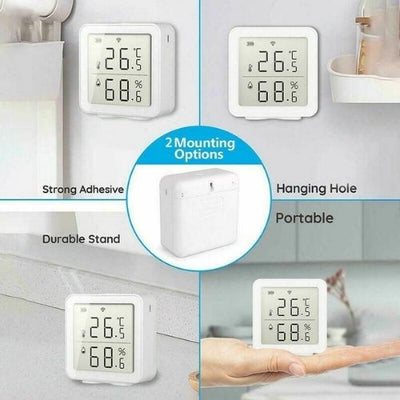 Digital LCD Humidity Temperature Sensor Wireless WIFI SmartHome Thermometer CA