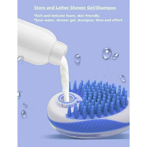 New Shower Bath Cleaning Grooming Silicone Brush Comb Hair Pet Dog Removal Tool